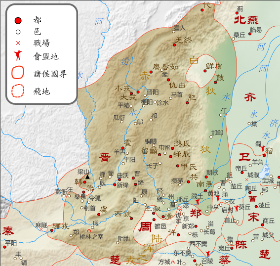 File:春秋诸侯分布图（晋国）.png