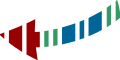 Wikidata transparent logo cut into a backward arrow (SVG logo for "Wikidata Rollbacker", no text)