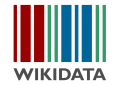 Wikidata transparent logo with text (SVG, [en] English, Archi38 variant)