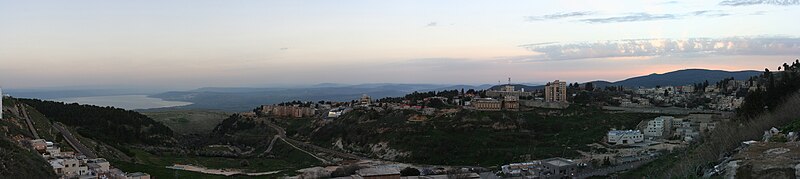 File:Panorama Safed צפת (Sea of Galilee in the background).jpg