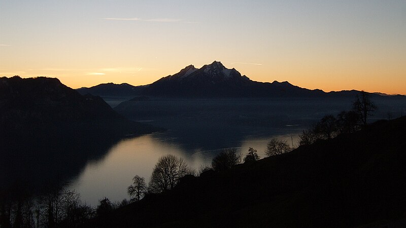 File:Pilatus Lake Lucerne.jpg