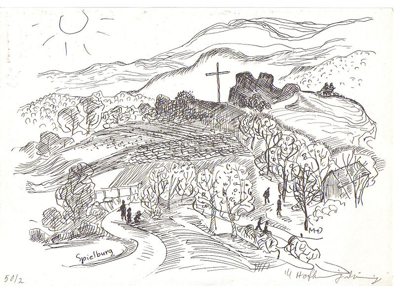 File:Spielburg (Hohenstaufen) Zeichnung von Margret Hofheinz-Döring.jpg