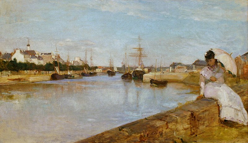 File:Berthe Morisot The Harbor at Lorient.jpg