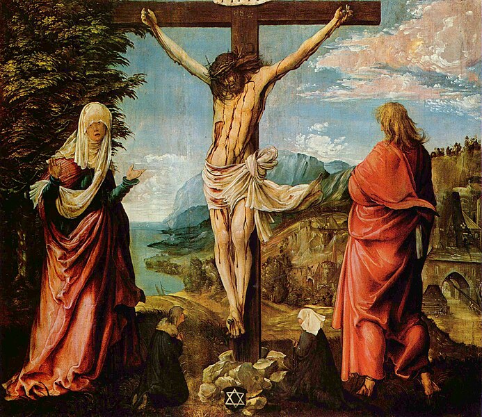 File:Albrecht Altdorfer - Christus am Kreuz mit Maria und Johannes (Gemäldegalerie Alte Meister Kassel).jpg