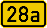 File:Bundesstraße 28a number.svg