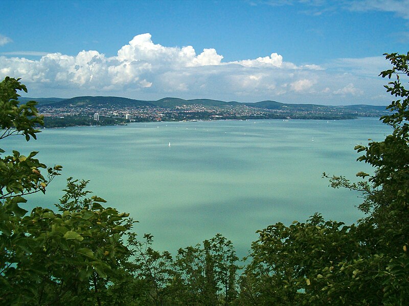 File:Views of Balatonfüred and Lake Balaton from Tihany Peninsula, Hungary.jpg