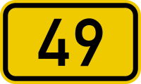 File:Bundesstraße 49 number.svg