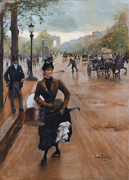 File:Jean Béraud La Modiste Sur Les Champs Elysees.jpg