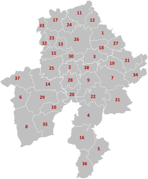 File:Municipalities Namur Belgium Map - Number.svg