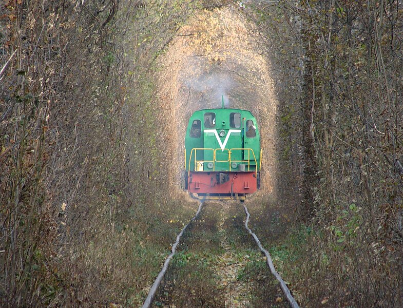 File:Green Mile Tunnel with train.jpg