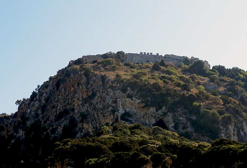 File:Palaiokastro and Nestors Cave.jpg