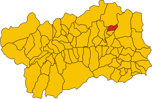 File:Map of comune of Chamois (region Aosta Valley, Italy).svg