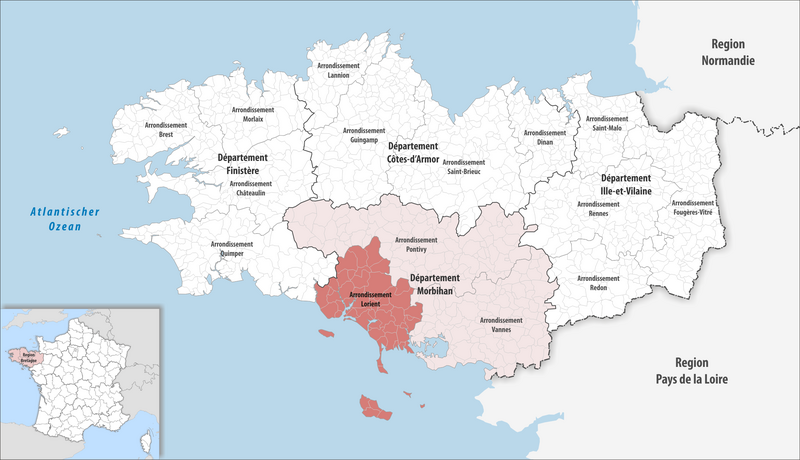 File:Locator map of Arrondissement Lorient 2017.png