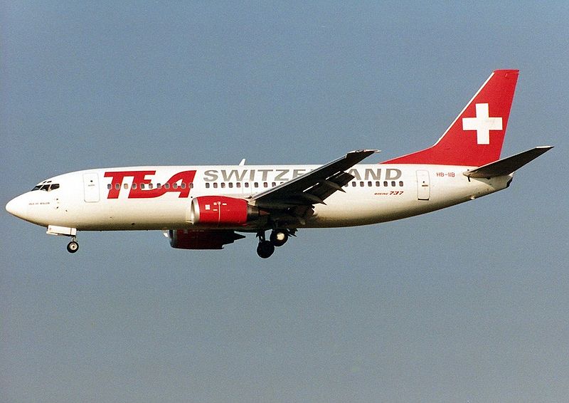 File:Boeing 737-3M8, TEA - Trans European Airways Switzerland AN0204565.jpg