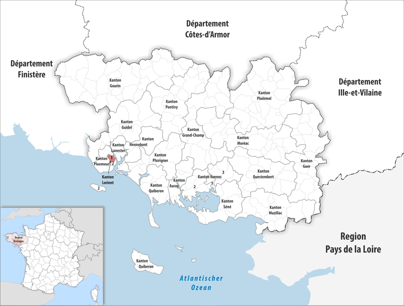 File:Locator map of Kanton Lorient-1.png