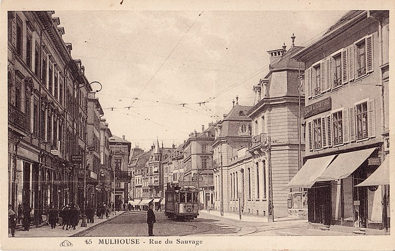 File:CAP 65 - MULHOUSE - Rue du Sauvage.jpg