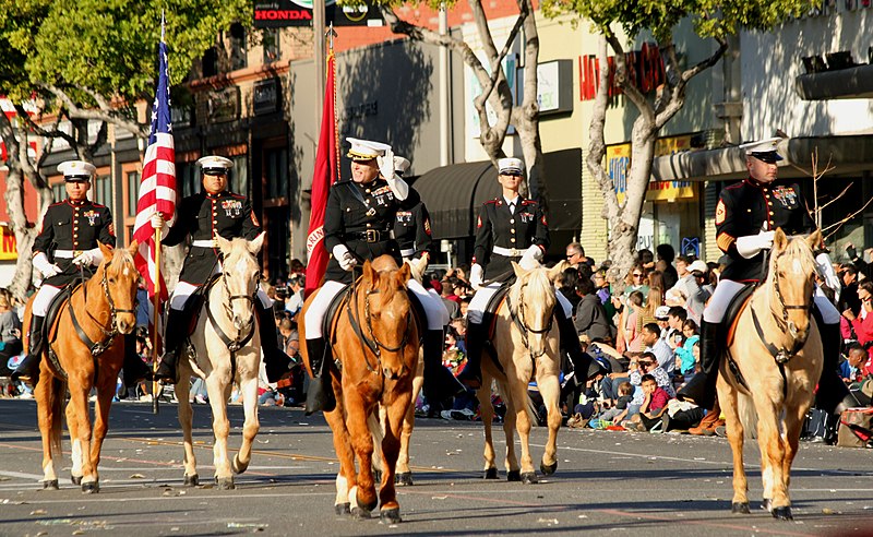 File:US Marine Corps Mounted Color Guard (11960715334).jpg