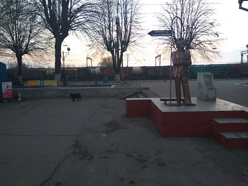 File:Vapnyarka Railway station in the morning.jpg