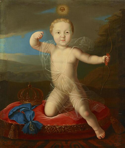 File:Peter Petrovich as Cupid by anonim after Caravaque (19 c., Hermitage).jpg