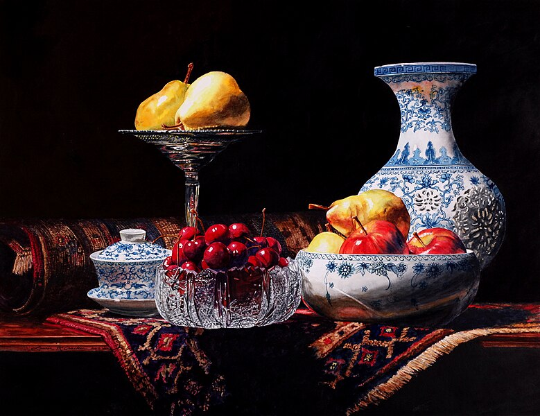 File:Fruit, Crystal & Chinese Procelain by Laurin McCracken.jpg