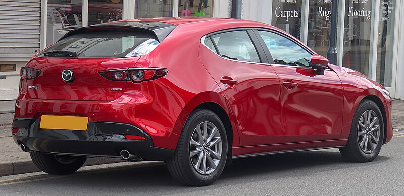 File:2019 Mazda3 SE-L 2.0 Rear.jpg