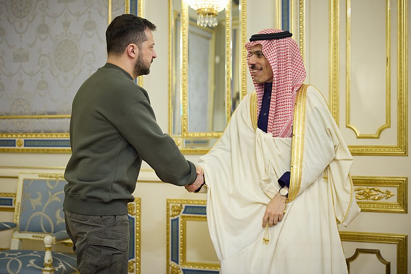 File:President of Ukraine had a meeting with Minister of Foreign Affairs of the Kingdom of Saudi Arabia. (52712271797).jpg