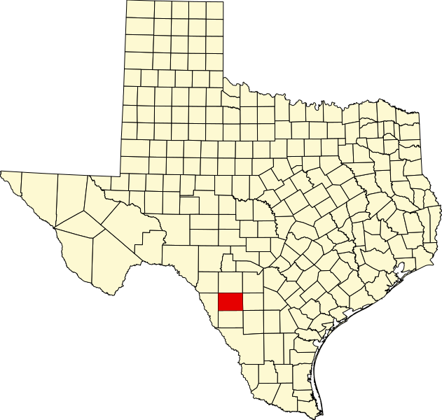 File:Map of Texas highlighting Zavala County.svg