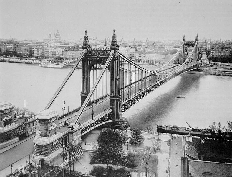 File:Erzsébet Bridge (1903), Budapest, Hungary.jpg