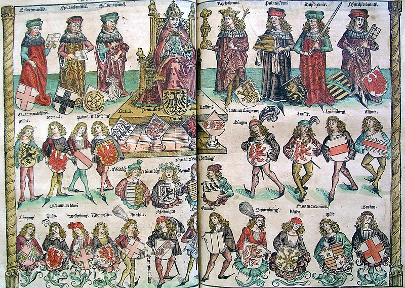 File:Nuremberg chronicles - Organizational Structure of the Empire of the Holy Roman Empire (CLXXXIIIv-CLXXXIIIIr).jpg