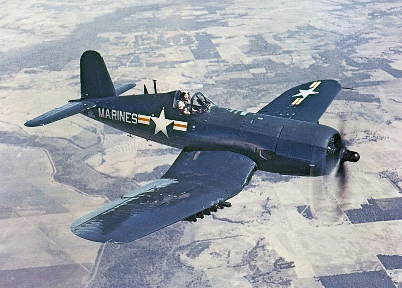 File:AU-1 Corsair in flight 1952.jpg