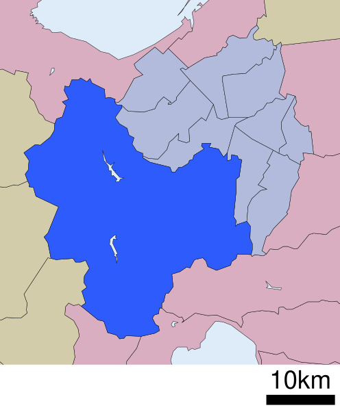 File:Location of Minami ward Sapporo city Hokkaido Japan.svg