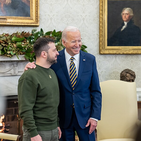 File:President Joe Biden and President Volodymyr Zelensky in the Oval Office of the White House.jpg