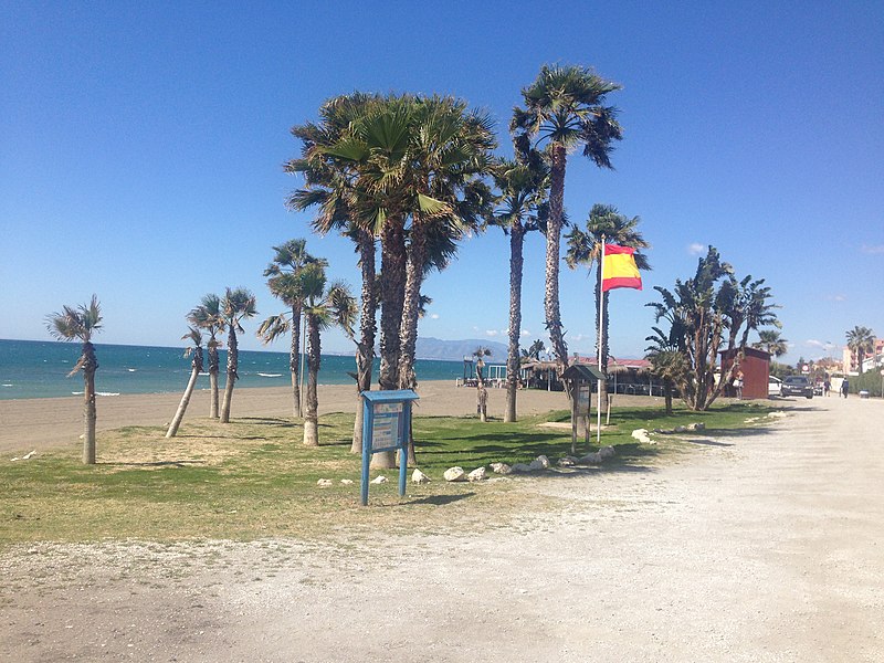 File:Playa en Rincon de la Victoria.jpg