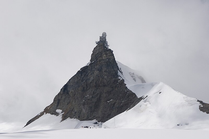 File:Sphinx Observatory is located on top of the mountain.jpg