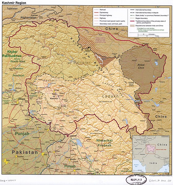 File:Kashmir region. LOC 2003626427 - No National Labels.jpg