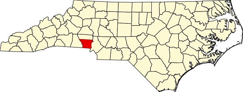 File:Map of North Carolina highlighting Gaston County.svg