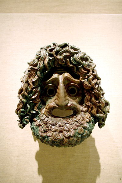 File:7302 - Piraeus Arch. Museum, Athens - Tragic mask - Photo by Giovanni Dall'Orto, Nov 14 2009.jpg