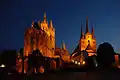 Erfurt se Mariendom en Severikerk