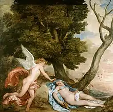 Kupido en Psyche, 1638