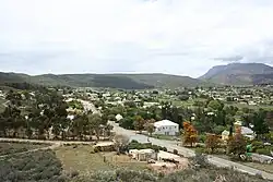 Uitsig oor Barrydale