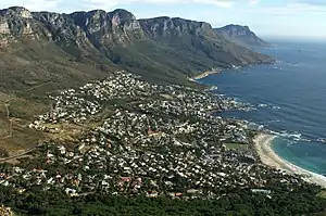 Kampsbaai vanaf Leeukop.