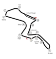 Kyalami Grand Prix-renbaan 1992–1993 (4,261 km)