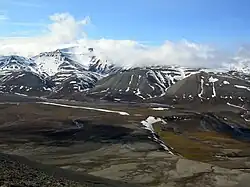 Die Suidkus van die eiland Spitsbergen