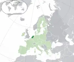 Ligging van Nederland