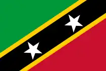 Vlag van St. Kitts en Nevis