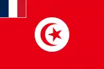 Vlag van Frans-Tunisië, 1881 tot 1956