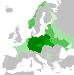 Ligging of Nazi-Duitsland