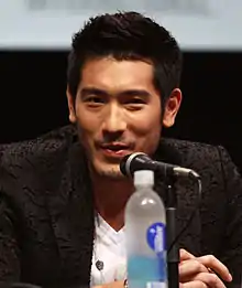 Godfrey Gao by die 2013 San Diego Comic Con International in San Diego, Kalifornië.