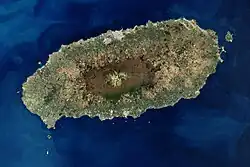 Nasa-Satellietbeeld van Jeju