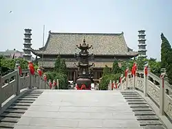 Die stad Kaifeng in Henan